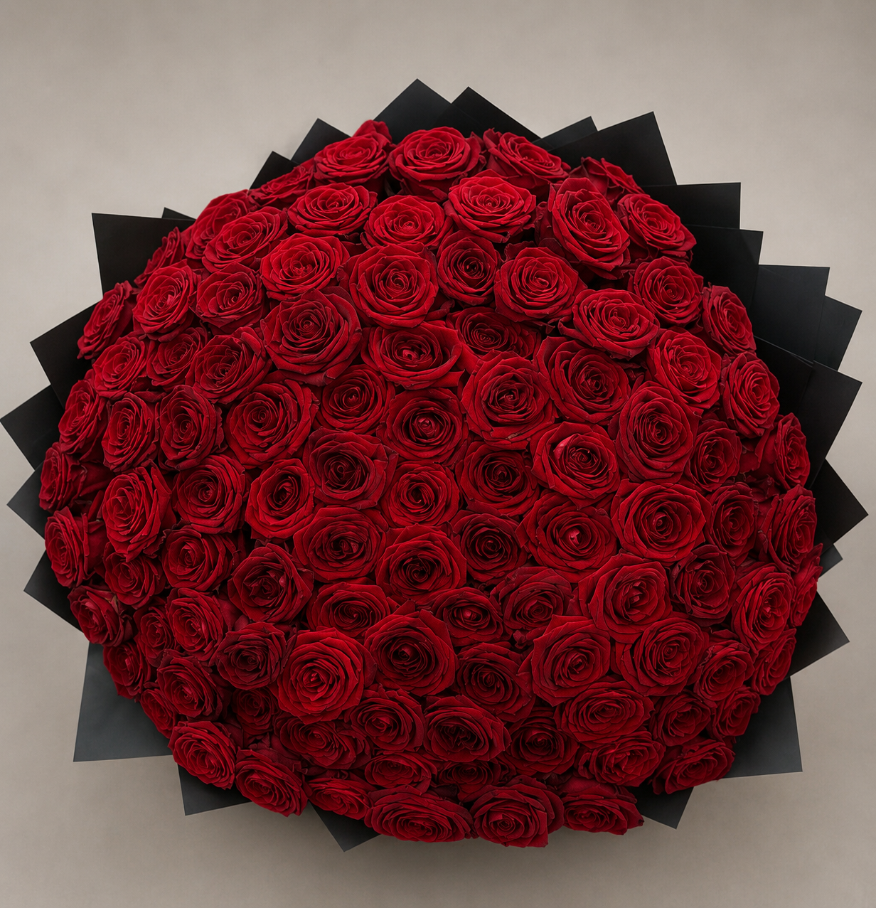 Bouquet XXL – 100 Roses Rouges